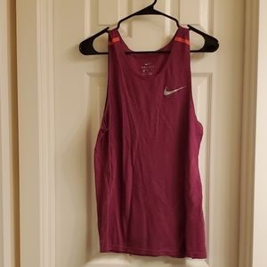 Maroon Nike Muscle Tee